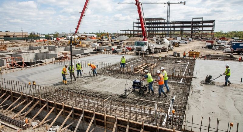 Commercial Slab Installation in Jupiter, FL