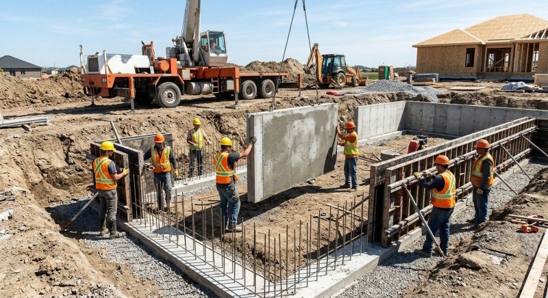 Foundation Wall Installation in Fredericksburg, VA