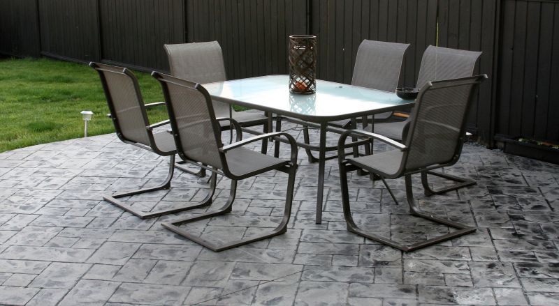 Patio Concrete Imprinting