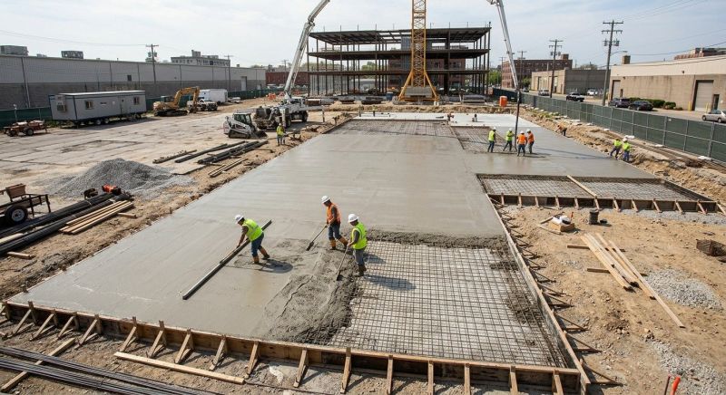 Commercial Slab Construction in Fort Wayne, IN