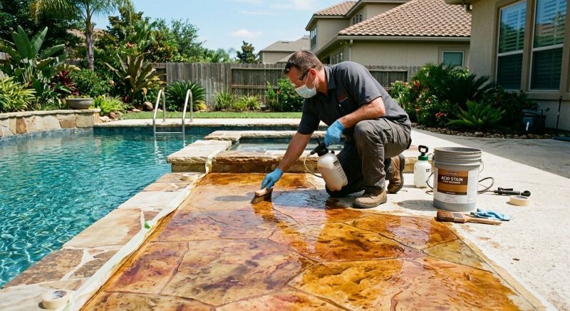 Concrete Acid Washing in Frisco, TX