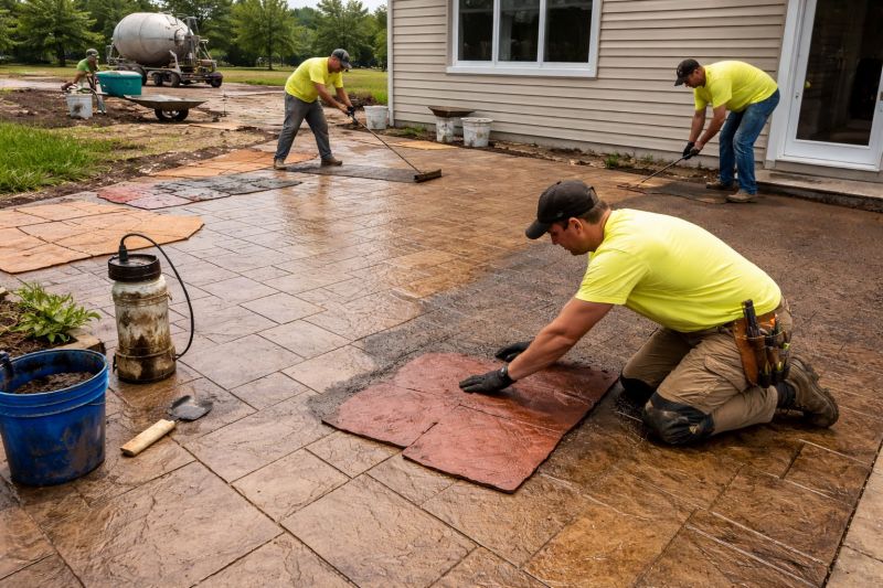 Concrete Patio Finishing in Frisco, TX