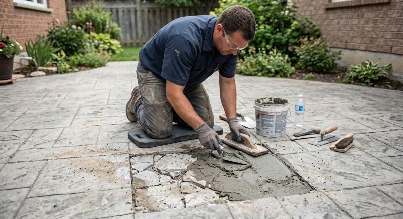 Decorative Concrete Repair in Staten Island, NY