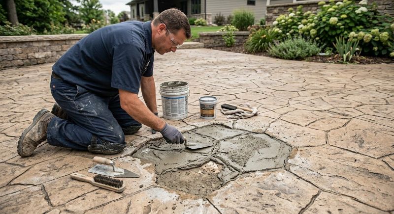 Decorative Concrete Repair in Longmont, CO