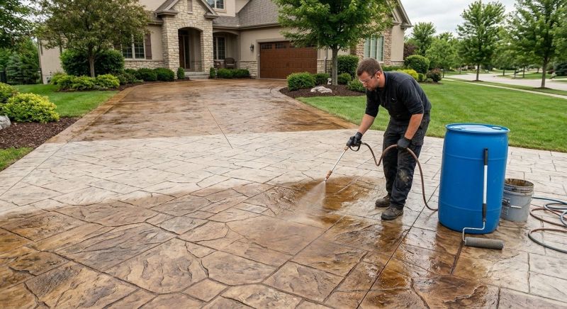 Driveway Acid Washing in Frisco, TX