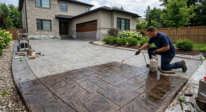 Driveway Staining in Corpus Christi, TX