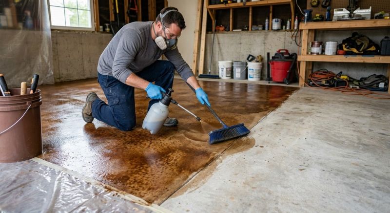 Garage Concrete Finishing in Corpus Christi, TX