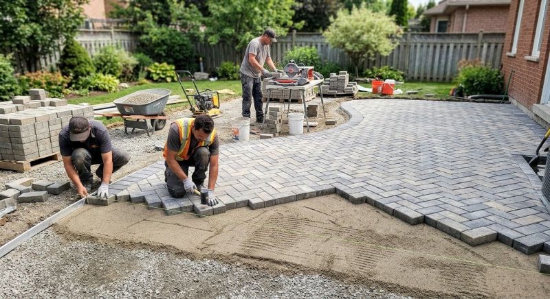 Hardscaping Installation in Boston, MA