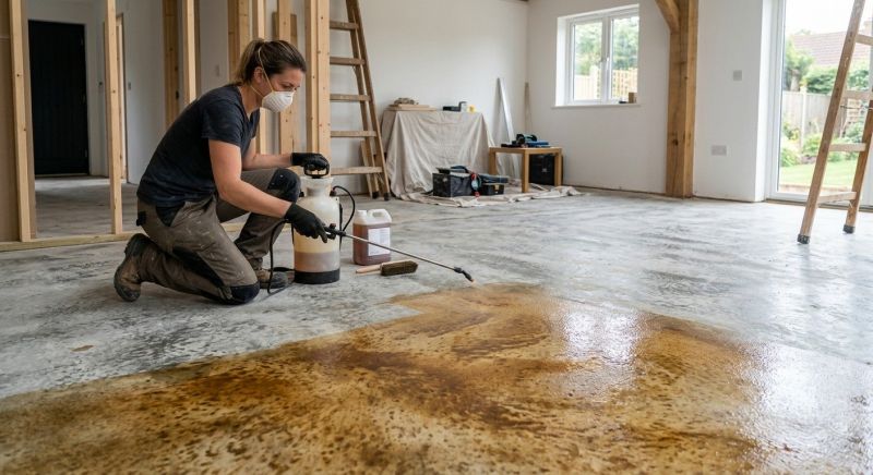 Interior Concrete Staining in Corpus Christi, TX