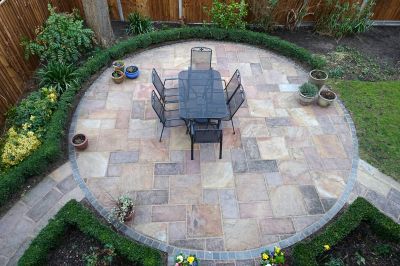 Limestone Patio Installation in Fairfield County, CT