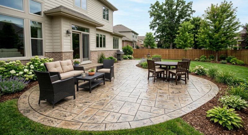 Patio Overlay Installation in Fort Worth, TX
