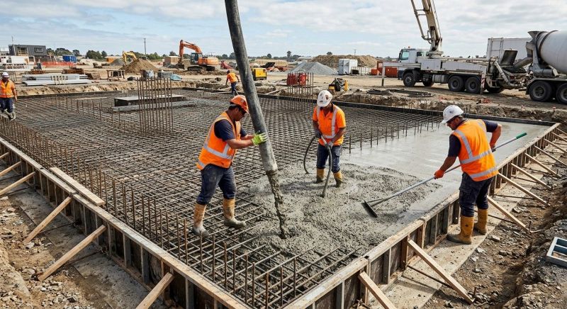 Poured Foundation Installation in Fredericksburg, VA
