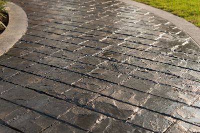 Stamped Concrete Installation in Frisco, TX