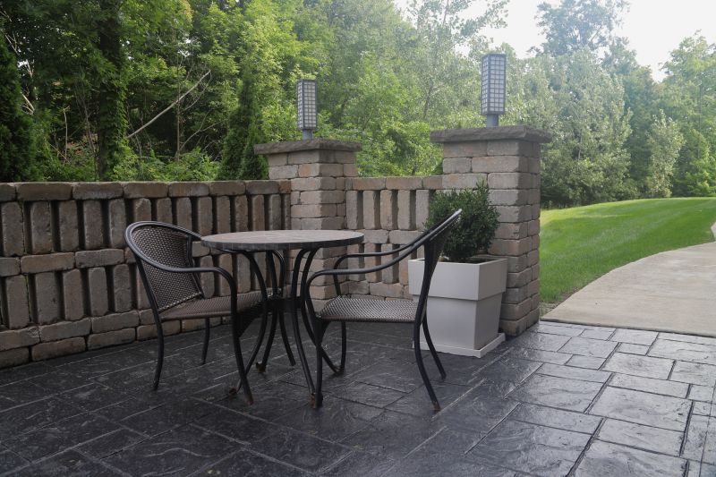 Stamped Concrete Patio Installation in Frisco, TX