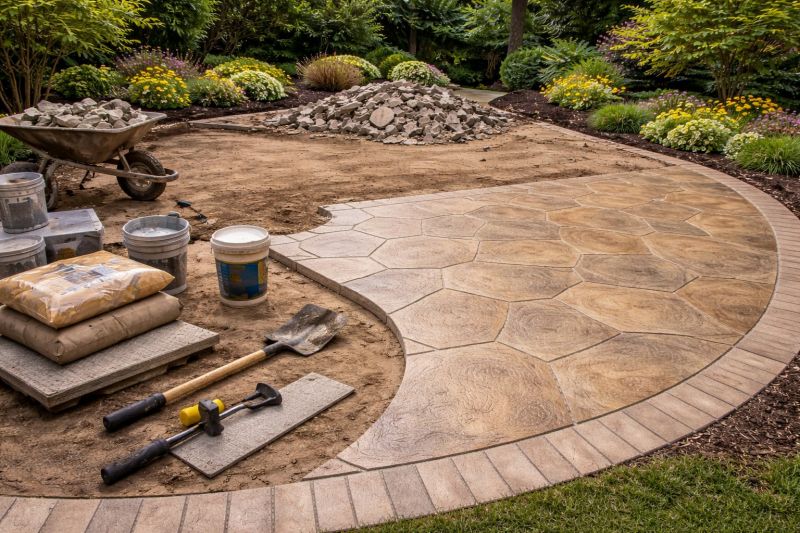 Stamped Concrete Paving in Frisco, TX