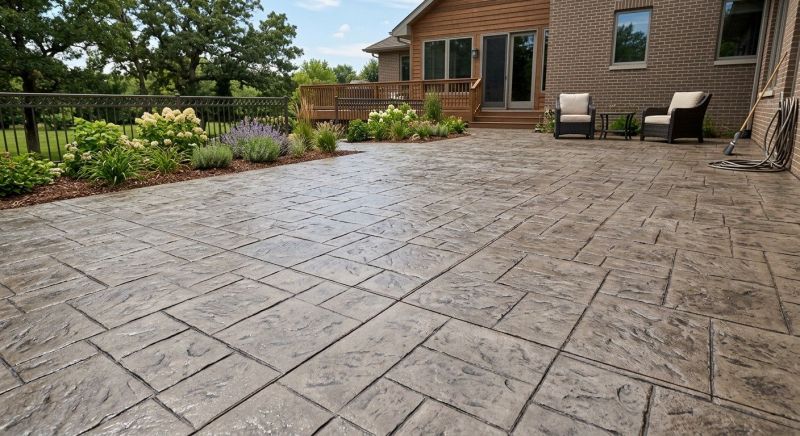 Stamped Concrete Paving in Frisco, TX