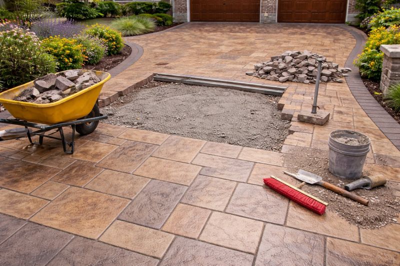 Stamped Concrete Replacement in Frisco, TX