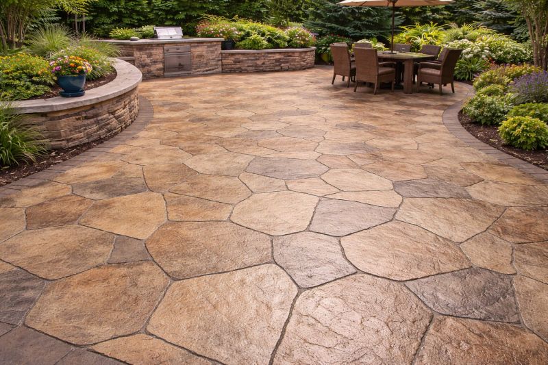 Stamped Concrete Resurfacing in Fort Worth, TX